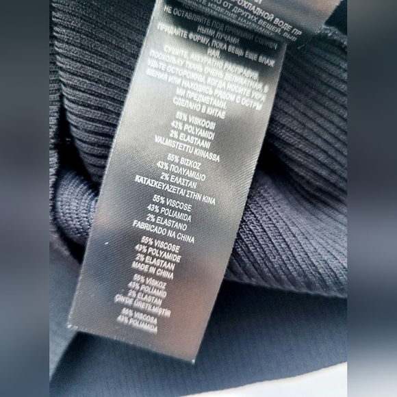 Ted Baker Emiiaa Engineered CutOut Bow Rib Sweater Short Sleeve Black Ted1/XS/4 - Picture 10 of 16